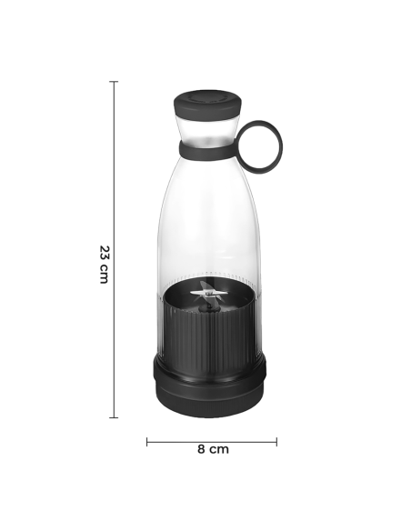 Frullatore Portatile Mini Juice Bottiglia per Smoothie Ricaricabile Portatile
