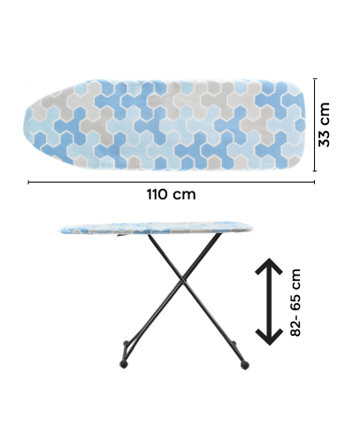 Asse da Stiro Struttura in Acciaio Pieghevole...