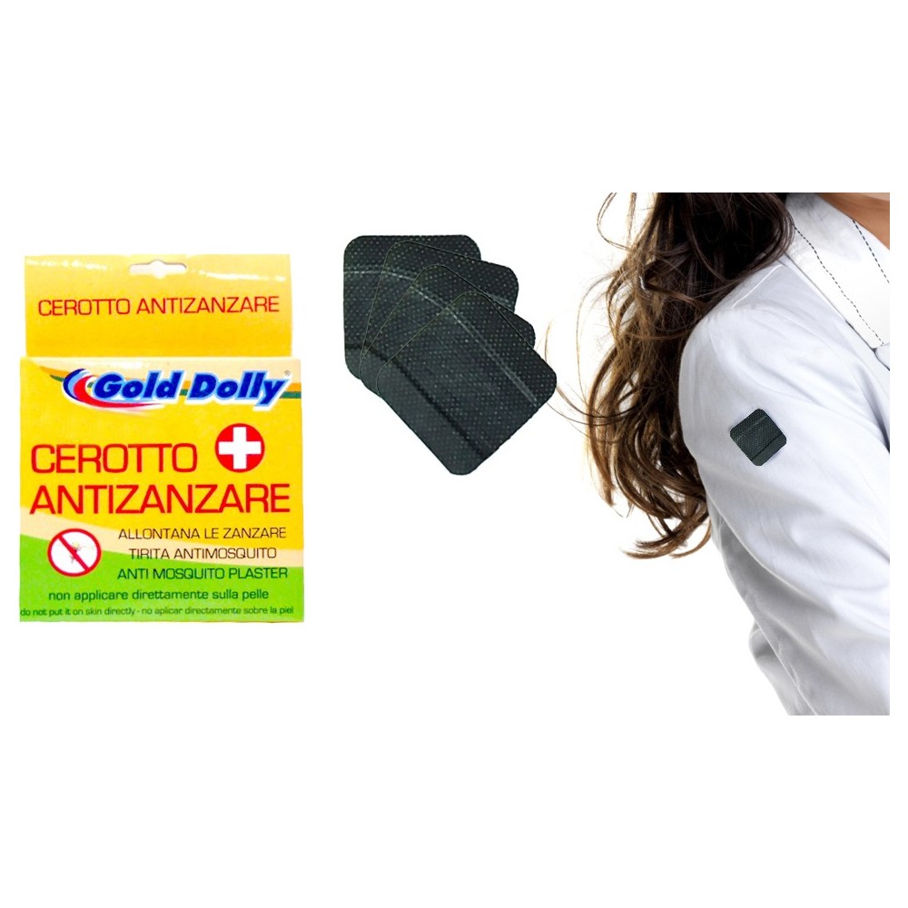 Pack 20 cerotti antizanzare repellente rapido ed efficace da applicare sui vestiti