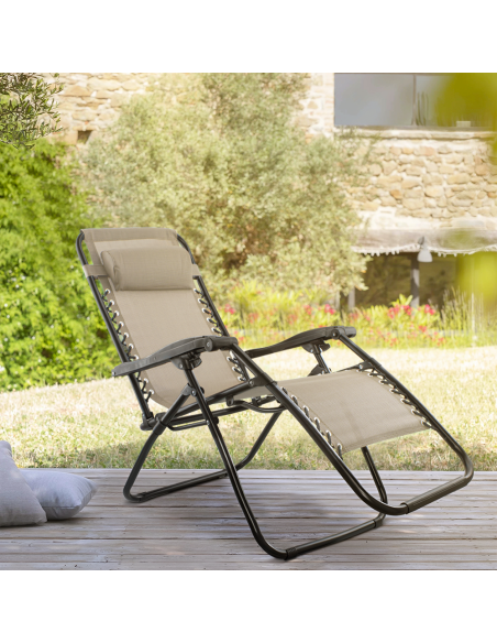 Sedia Sdraio Richiudibile A Gravita Zero Verde Salvaspazio 2 Pz - Foto 4