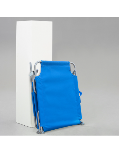 2pz Lettini Prendisole Pieghevole 2309 Acciaio...