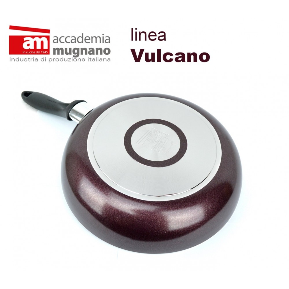 Padella antiaderente Accademia Mugnano linea Vulcano 18 cm effetto pietra