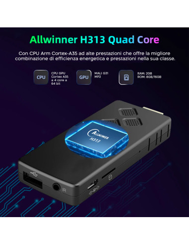 TV Box Stick Streaming 8K HD ANDROID...