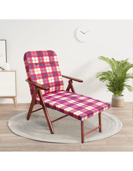 Poltrona MOLISANA Artlegno Reclinabile Poggiapiedi Estraibile Struttura in Legno