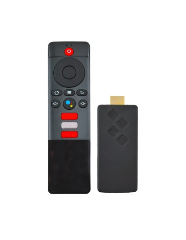 Image of TV Box Stick Streaming 8K HD ANDROID Connessione Wi-Fi con Telecomando Vocale