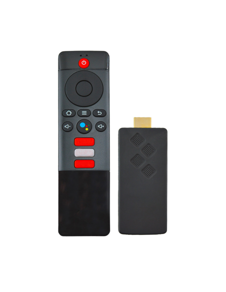 TV Box Stick Streaming 8K HD ANDROID Connessione Wi-Fi con Telecomando Vocale