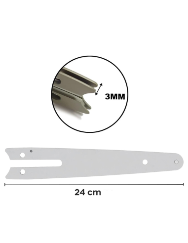 Barra da 8 Pollici in Acciaio Ricambio per Mini...