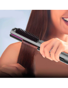 Piastra Capelli Ceramica Spazzola Lisciante 3 in 1... 2