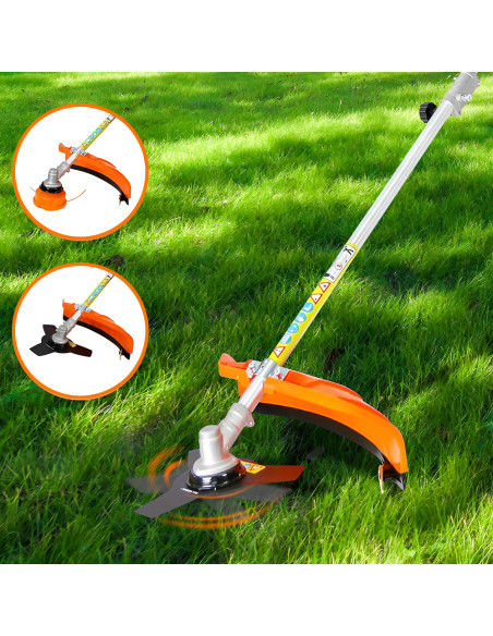 Decespugliatore Tagliabordi 4 in 1 52cc Motore Benzina 2 Tempi Multifunzione