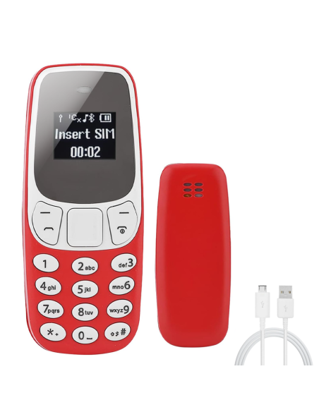 Mini Telefono Cellulare Tascabile Dual SIM GSM Wireless Ingresso SD Card e MP3