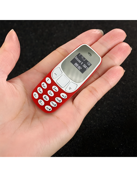 Mini Telefono Cellulare Tascabile Dual SIM GSM Wireless Ingresso SD Card e MP3
