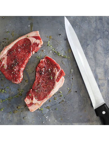 Set 9 Coltelli da Cucina con Custodia Professionali in Acciaio Inox Multiuso