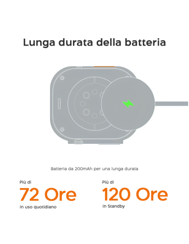 Smartwatch Ultra 49mm 4 Cinturini Notifiche...