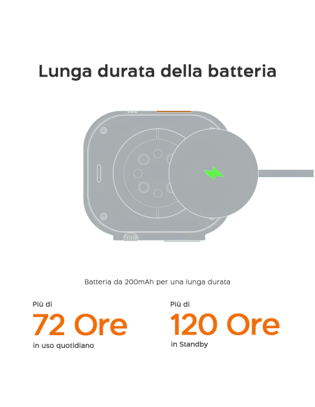 Smartwatch Ultra 49mm 4 Cinturini Notifiche Chiamate e App iOs e Android 4 in 1