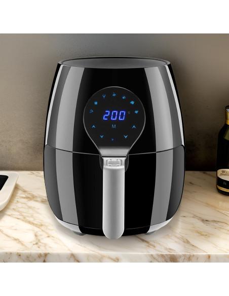 Friggitrice ad Aria 3.5lt Cestello Rimovibile 1500W con Display Touch e Timer