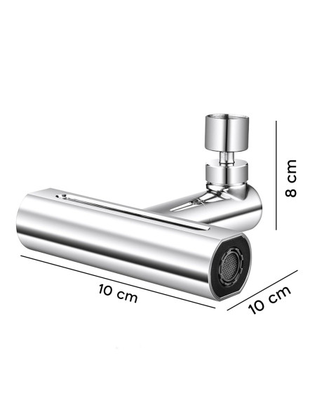 Aeratore Rubinetto Cucina Rotazione 360° Prolunga Lavandino Bagno Multifunzione