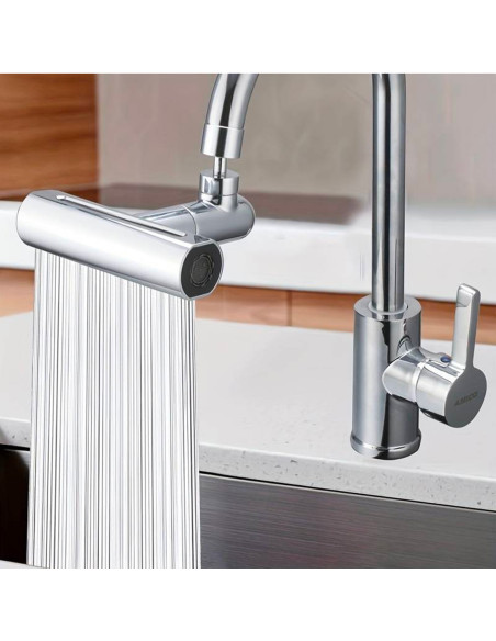 Aeratore Rubinetto Cucina Rotazione 360° Prolunga Lavandino Bagno Multifunzione