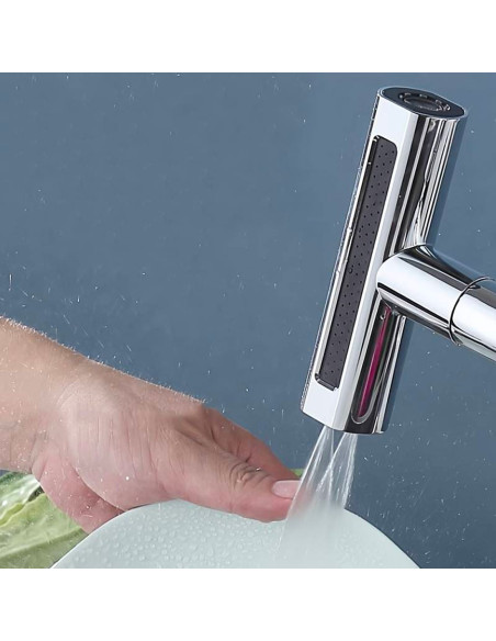 Aeratore Rubinetto Cucina Rotazione 360° Prolunga Lavandino Bagno Multifunzione