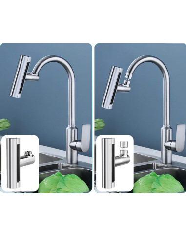 Aeratore Rubinetto Cucina Rotazione 360°...