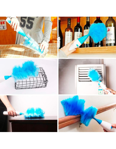 Spolverino Elettrico Ricaricabile Spazzola...