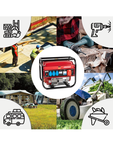 Generatore Corrente Motore Benzina 4 Tempi...