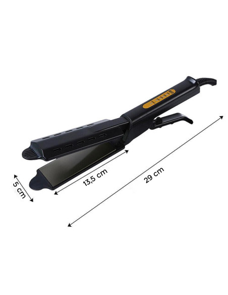 Piastra Capelli Lisciante Ceramica Temperatura Regolabile 220° Fori Ventilazione