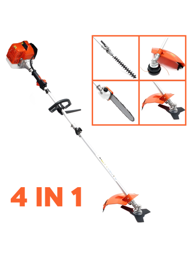 Decespugliatore Tagliabordi 4 in 1 52cc Motore...