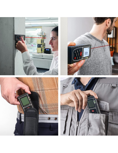 Metro Laser Misuratore di Distanza 40mt con...
