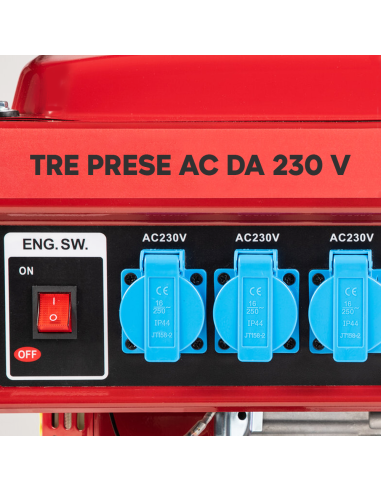 Generatore Corrente Motore Benzina 4 Tempi...
