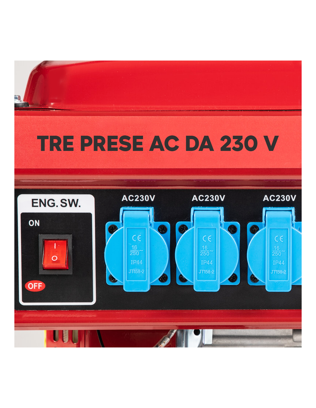 GÜDE ISG 2000-2 Generatore Inverter A Benzina, 2000W, Motore 4 Tempi OHV, 2 Prese Schuko 230V, Silenzioso Per Elettronica Sensibile