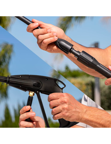 Idropulitrice Elettrica 160 Bar Alta Pressione Motore 1600W da 360lt Portatile