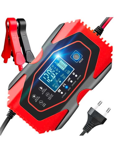 Caricabatteria Auto e Moto per Batteria Litio e...