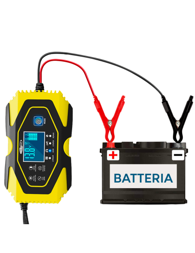 Caricabatteria Auto e Moto per Batteria Litio e...