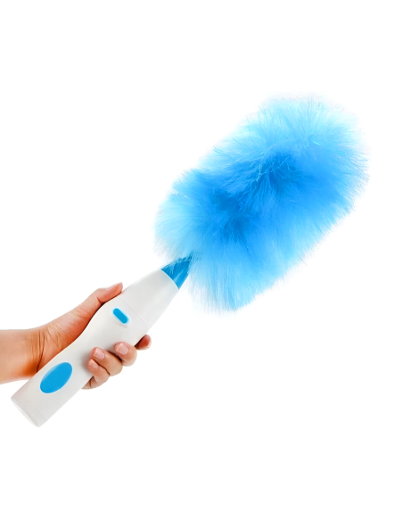 Spolverino Elettrico Ricaricabile Spazzola Pulizia Girevole 2 Testine Senza Fili