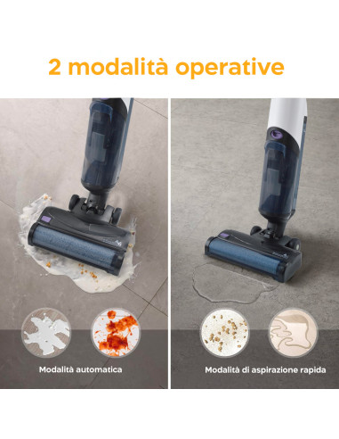 Aspirapolvere Lavapavimenti Cordless Scopa...