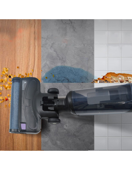 Aspirapolvere Lavapavimenti Cordless Scopa Elettrica Intelligente Display LED