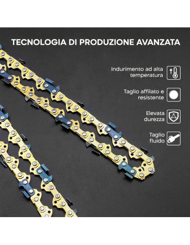 Catena da 12 Pollici Ricambio Motosega...