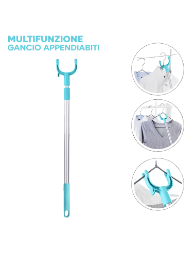 Spolverino Telescopico Estensibile Panno in...