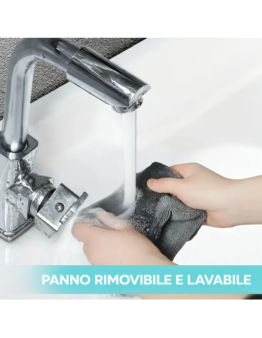 Spolverino Telescopico Estensibile Panno in...