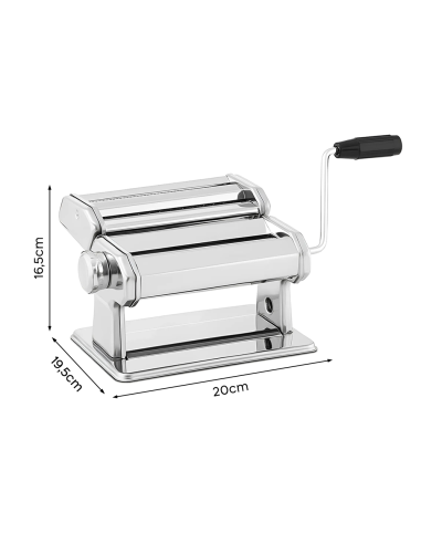 Mini Macchina per Pasta Fresca Manuale Acciaio...