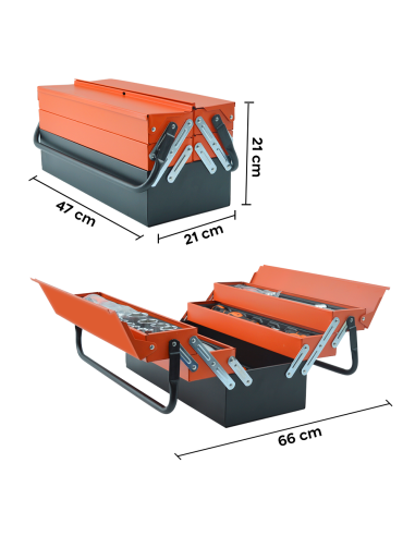Cassetta Porta Attrezzi Valigetta Portatile...