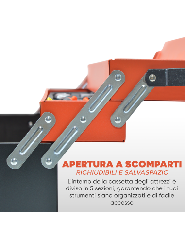 Cassetta Porta Attrezzi Valigetta Portatile...