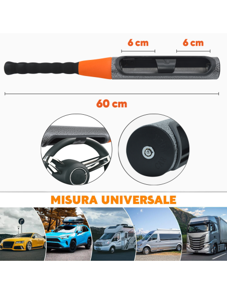 Blocca Sterzo Mazza Da Baseball Blocca Volante per Auto Universale Antifurto