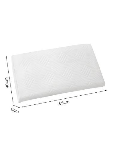 4pz Guanciale Memory Foam Cervicale Alto 11cm...