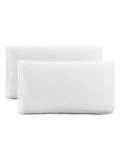 2pz Guanciale Memory Foam Cervicale Alto 11cm Fresco...