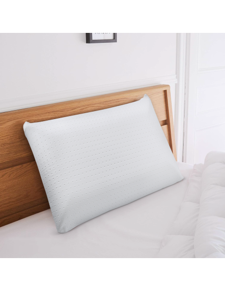 2pz Guanciale Memory Foam Letto Cuscino Spessore 15cm Ortopedico per Cervicale