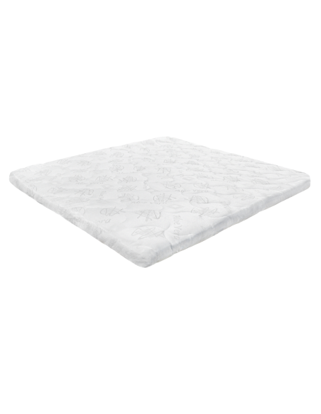 Topper Coprimaterasso Matrimoniale 7cm 160x190cm in Memory Foam con Elastici