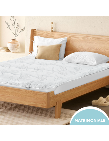 Topper Coprimaterasso Matrimoniale 7cm...