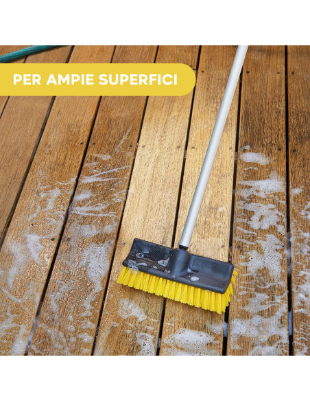Idrospazzola di Ricambio Spazzola Sintetica per Lavaggio Veicoli Spazzolone PVC
