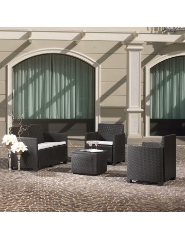 Set Giardino Salotto COMO Divano Poltrone...